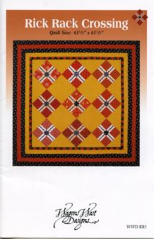 Rick Rack Crossing Quilt Pattern by Wagons West Designs